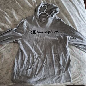Champion Light Gray Men's Hoodie